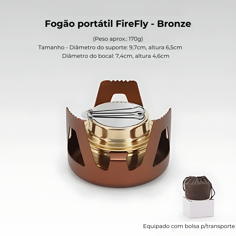 FireFly - Fogão portátil para camping