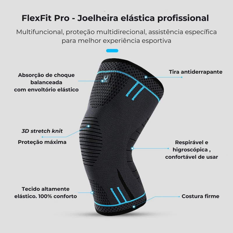 FlexFit Pro - Joelheira elástica profissional - Vilico®