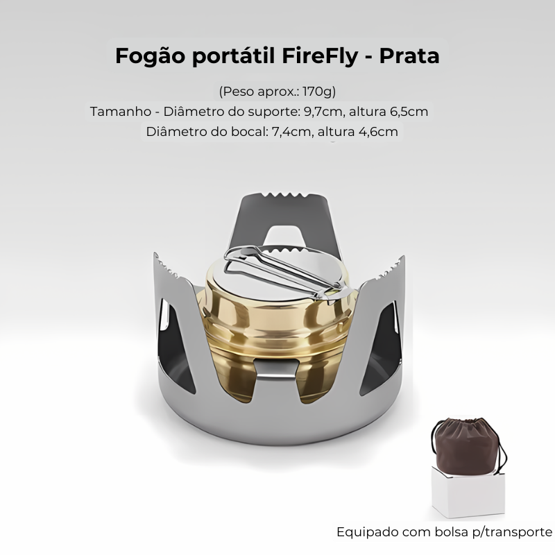 FireFly - Fogão portátil para camping