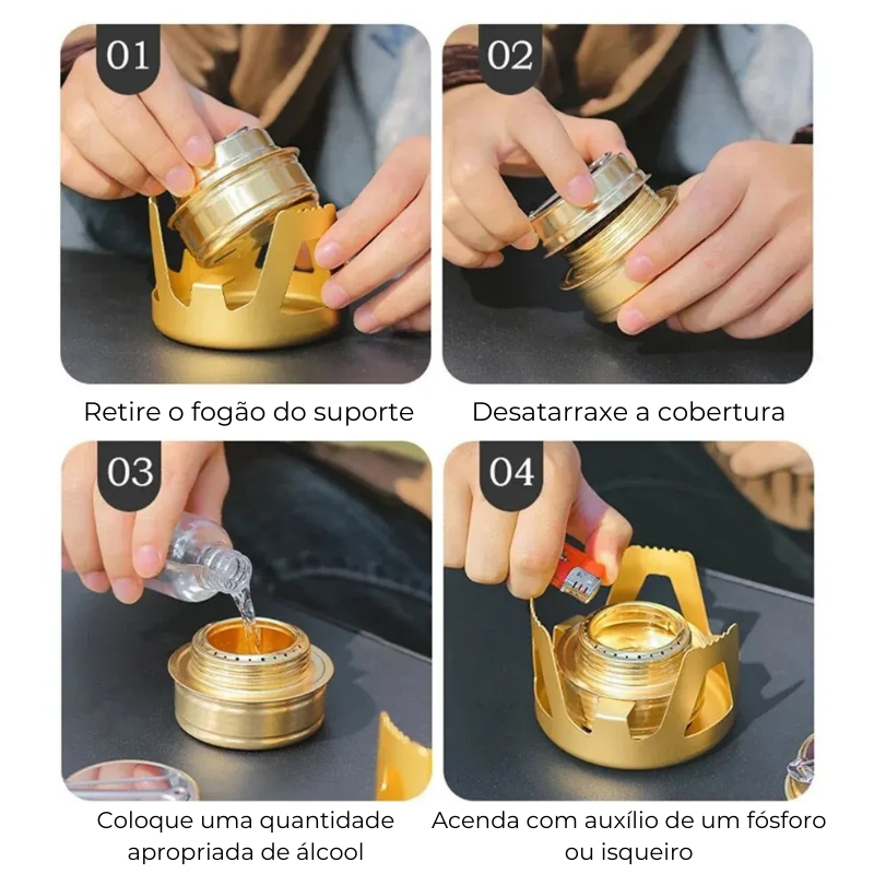 FireFly - Fogão portátil para camping