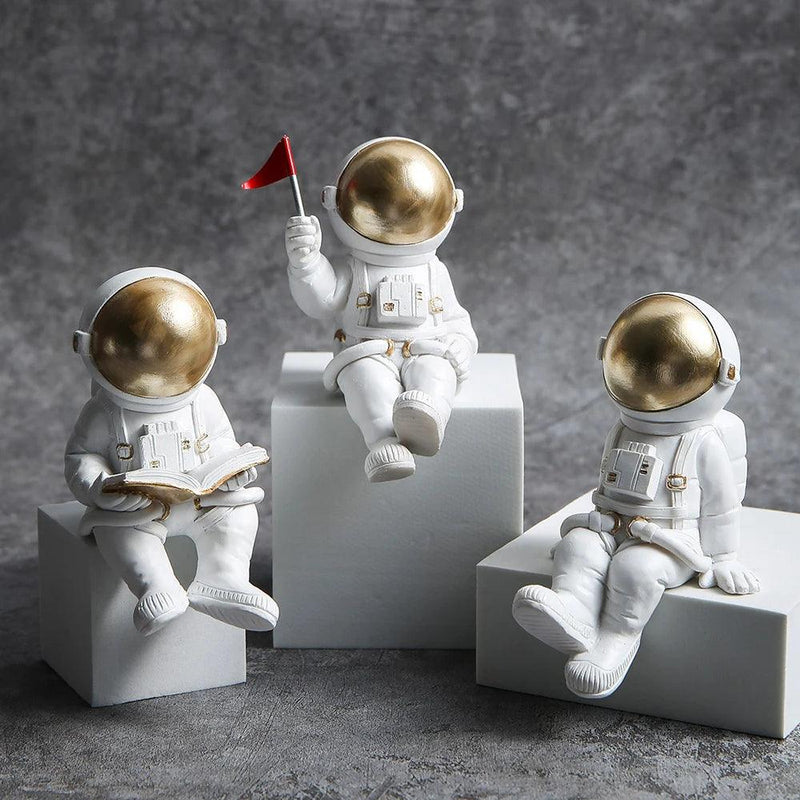 Escultura decorativa - Astronauta PoliRes - Mixll