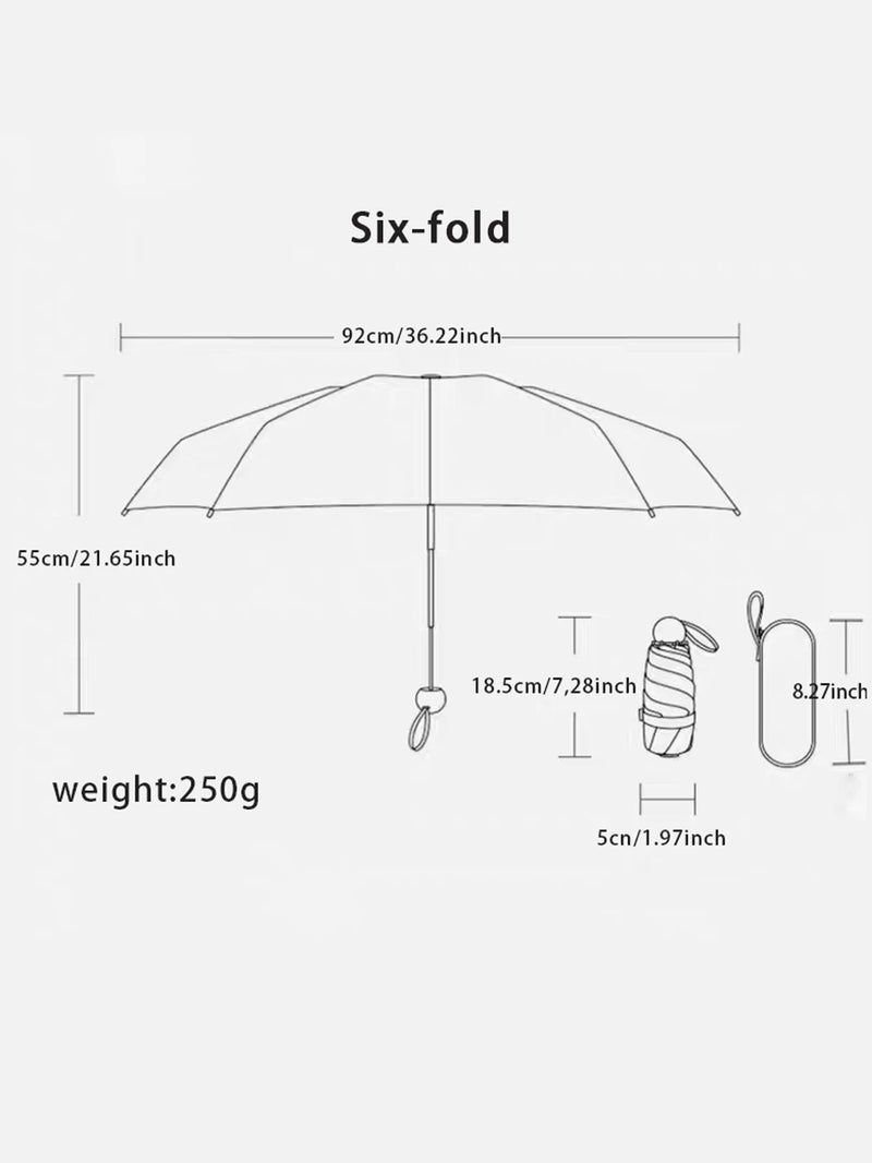 UltraFold - Sombrinha compacta para viagens