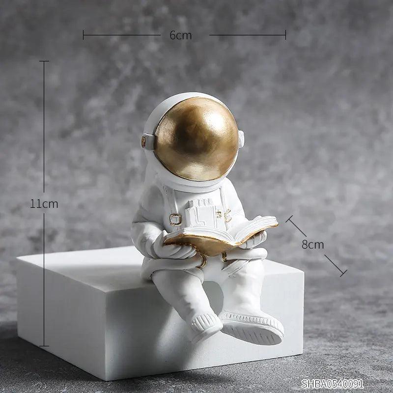 Escultura decorativa - Astronauta PoliRes - Mixll