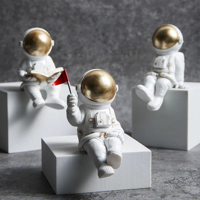 Escultura decorativa - Astronauta PoliRes - Mixll